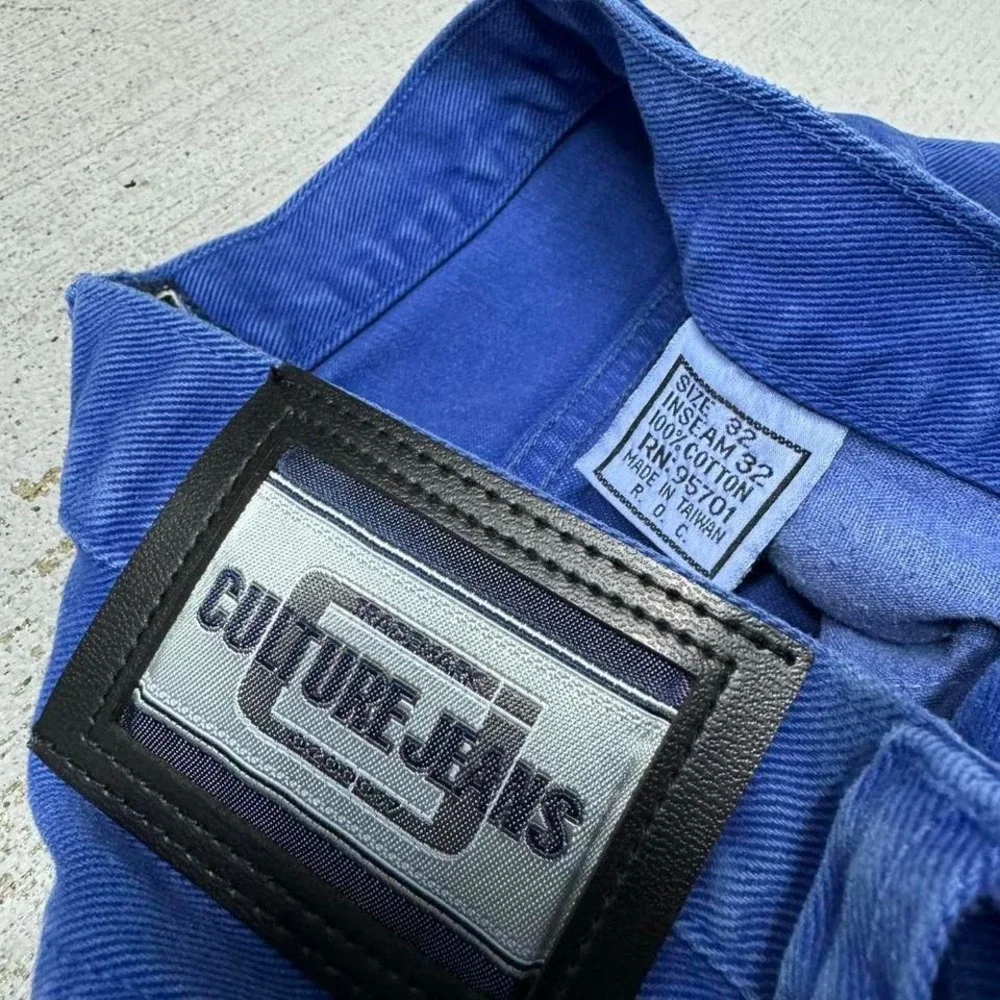Vintage Y2k Culture Jeans Carpenter Denim Wide‎ Leg Pants Size 32 x 32